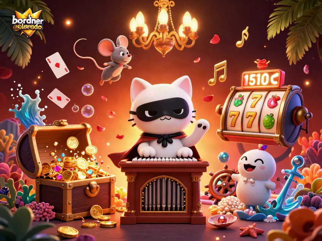 Bordnercolorado reveals immersive 3D casino experience with playful characters and vibrant treasures.