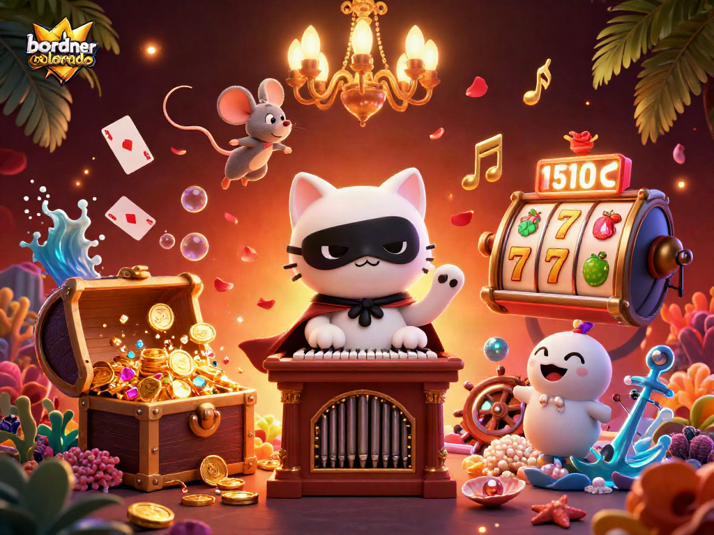 Bordnercolorado reveals immersive 3D casino experience with playful characters and vibrant treasures.